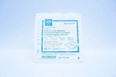Medline NON25854 Bulkee II Super Fluff Sponges 6 x 6.75 inch - Pack of 10